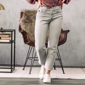 Levi's Gray Wedgie Jeans